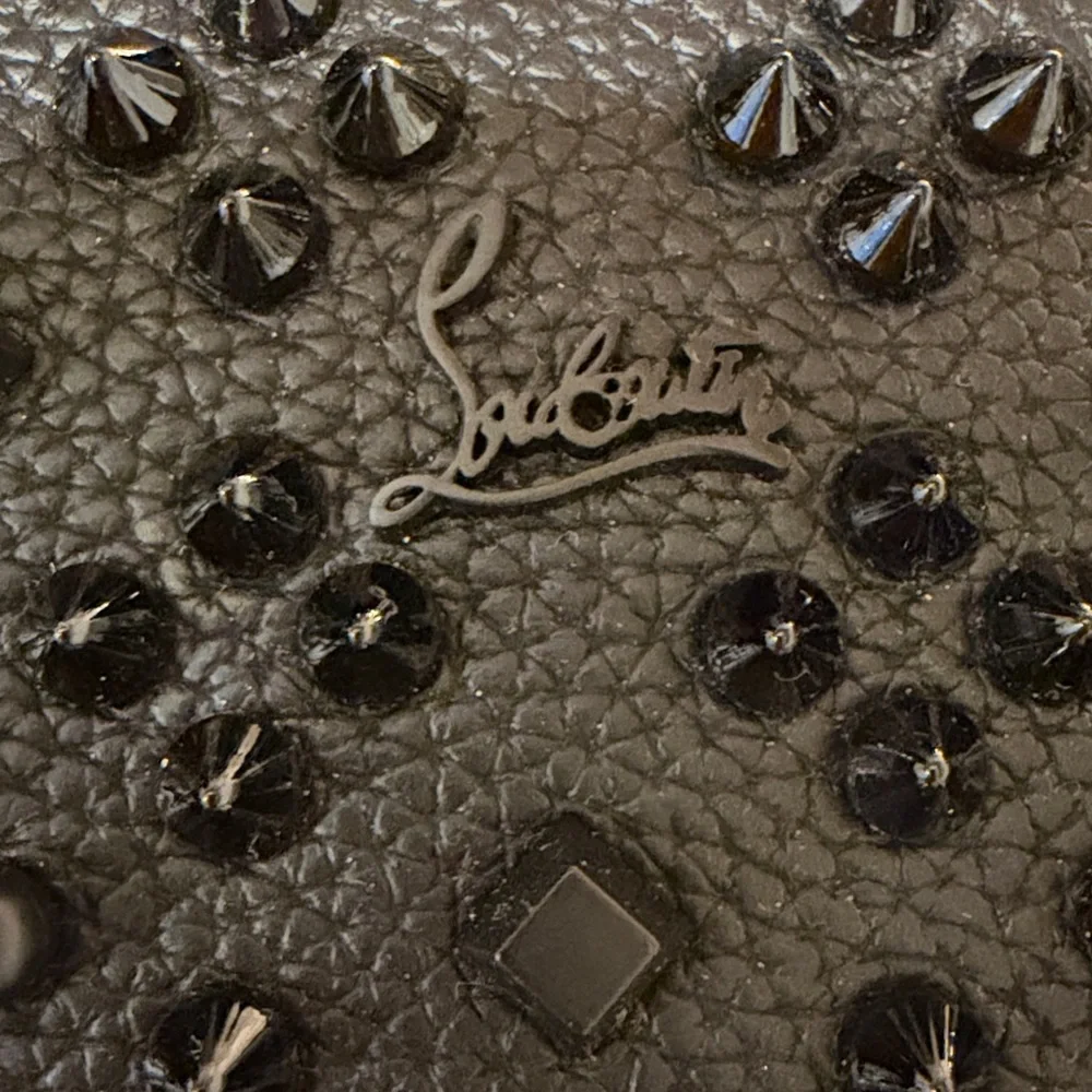 Christian Louboutin Black Spiked Panettone Loubinthesky Wallet